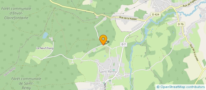 localisation de l'entreprise MONSIEUR ERIC PARADIS  SAINT-REMY