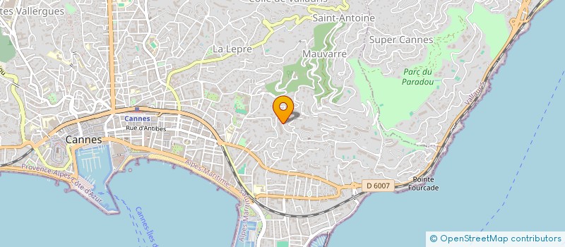 localisation de l'entreprise MONSIEUR ERIC PARANT à CANNES