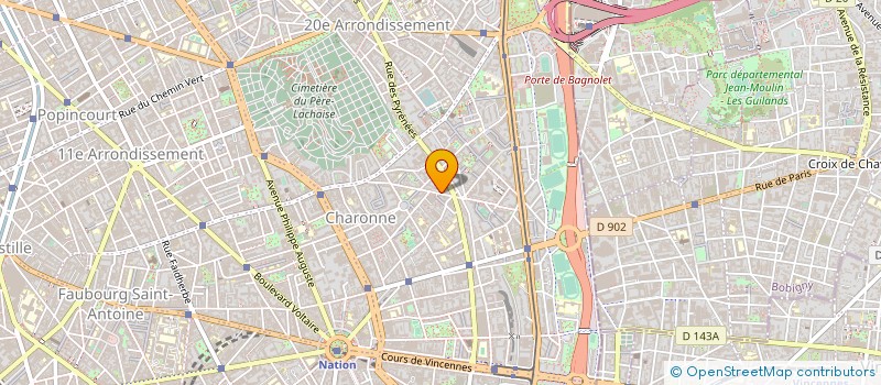 localisation de l'entreprise MONSIEUR ERIC PARCHARD  PARIS