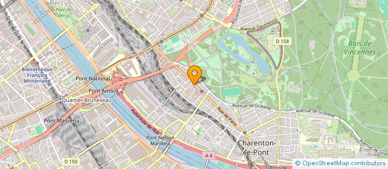 localisation de l'entreprise MONSIEUR ERIC PARDOUX-BRAVANT  CHARENTON LE PONT