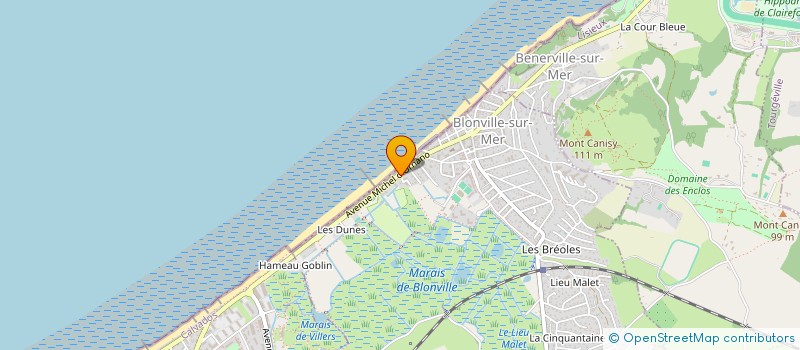 localisation de l'entreprise MONSIEUR ERIC PARE  BLONVILLE-SUR-MER