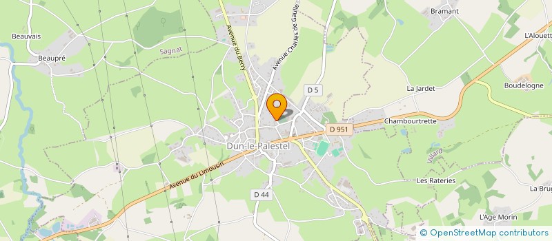 localisation de l'entreprise MONSIEUR ERIC PARINAUD à DUN-LE-PALESTEL