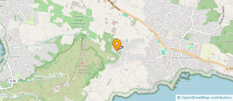 localisation de l'entreprise MONSIEUR ERIC PARISI  CARQUEIRANNE