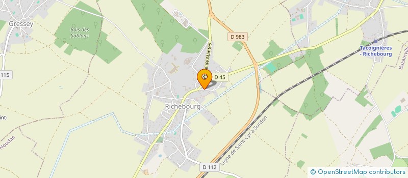 localisation de l'entreprise MONSIEUR ERIC PARLANGEAU  RICHEBOURG