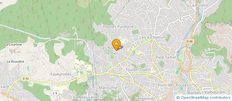 localisation de l'entreprise MONSIEUR ERIC PARODI  TOULON