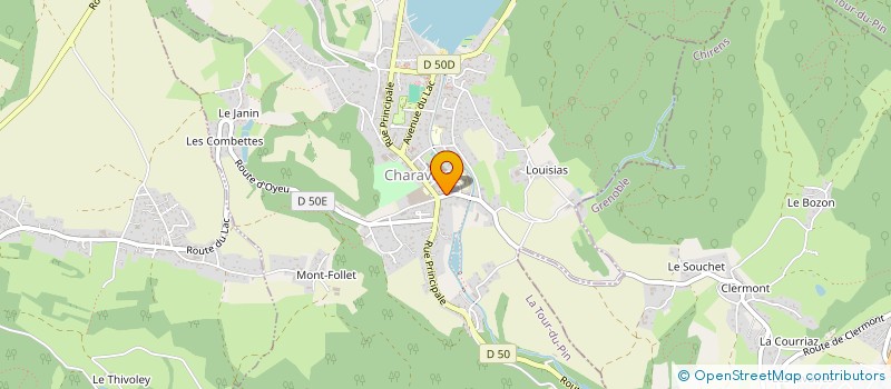 localisation de l'entreprise MONSIEUR ERIC PAROLIN  CHARAVINES