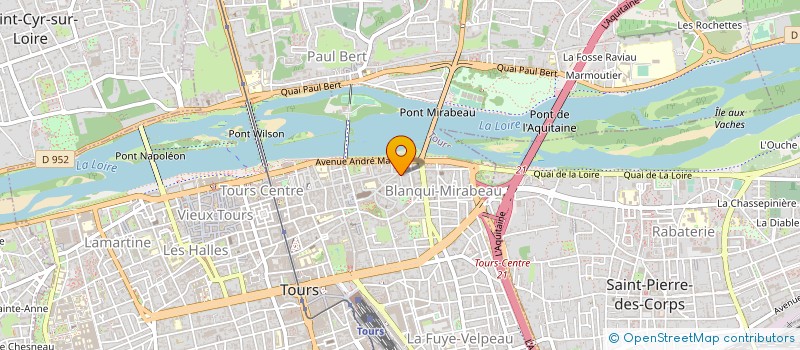 localisation de l'entreprise MONSIEUR ERIC PAROT  TOURS