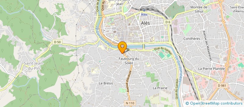 localisation de l'entreprise MONSIEUR ERIC PARRA à ALES