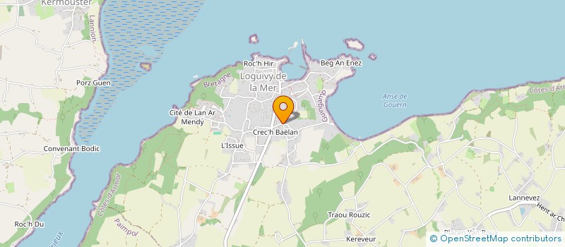 localisation de l'entreprise MONSIEUR ERIC PARRE  PLOUBAZLANEC