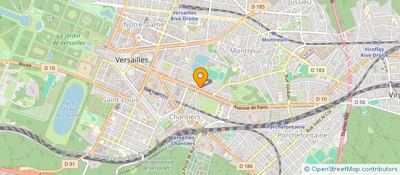 localisation de l'entreprise MONSIEUR ERIC PASQUERO à VERSAILLES