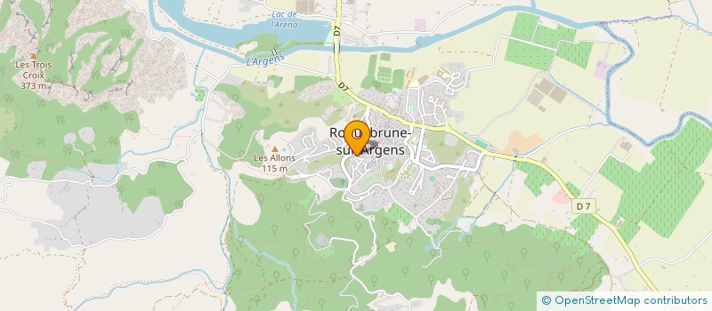 localisation de l'entreprise MONSIEUR ERIC PASTORELLI à ROQUEBRUNE-SUR-ARGENS
