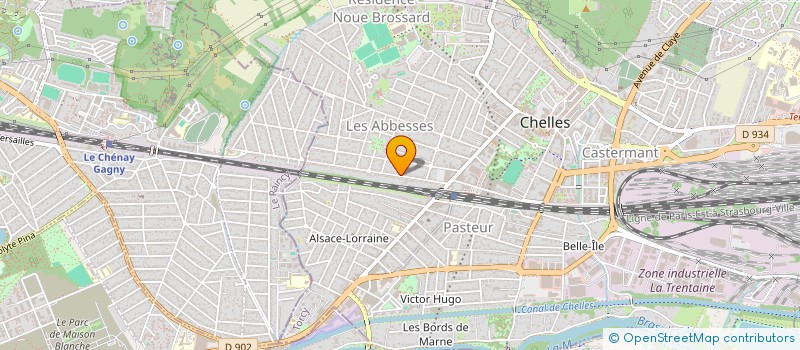 localisation de l'entreprise MONSIEUR ERIC PATRICE RAOUL ESSO  CHELLES