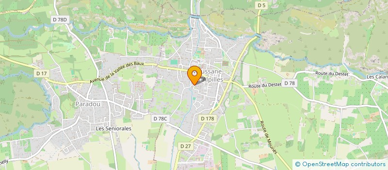 localisation de l'entreprise MONSIEUR ERIC PAUGAM  MAUSSANE-LES-ALPILLES