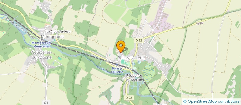 localisation de l'entreprise MONSIEUR ERIC PAUL JARRY  BOISSY-L'AILLERIE