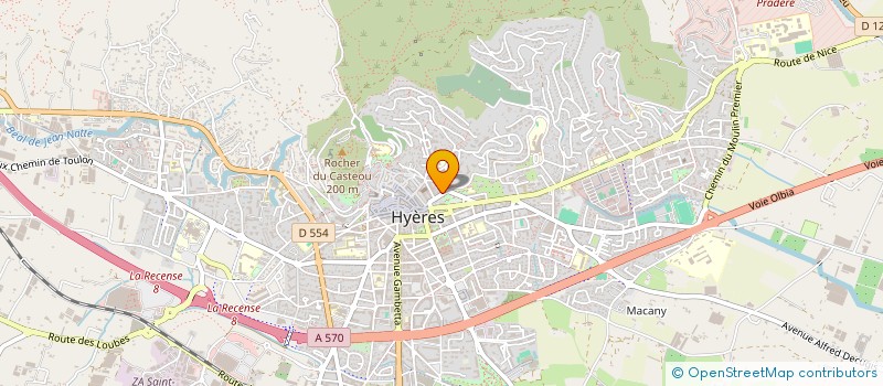 localisation de l'entreprise MONSIEUR ERIC PAULEAU  HYERES