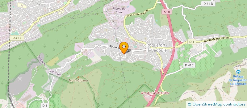 localisation de l'entreprise MONSIEUR ERIC PAYAN  ROQUEFORT-LA-BEDOULE