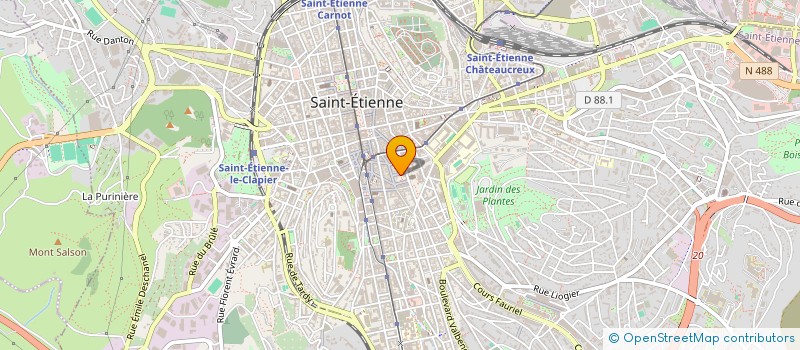 localisation de l'entreprise MONSIEUR ERIC PECASTAING  L'ETRAT