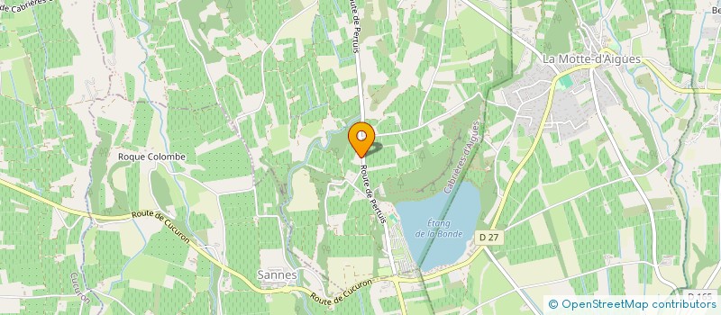 localisation de l'entreprise MONSIEUR ERIC PEGON  CABRIERES-D'AIGUES