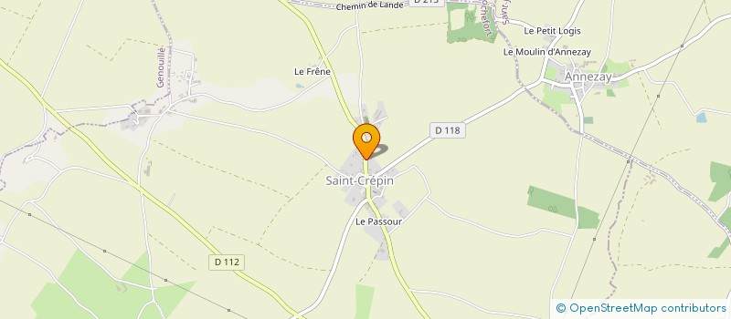 localisation de l'entreprise MONSIEUR ERIC PEINTAUD  ARCHINGEAY