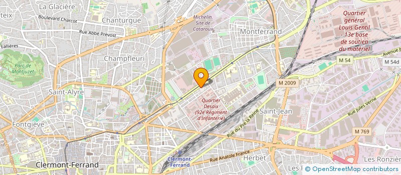 localisation de l'entreprise MONSIEUR ERIC PELISSIER  CLERMONT-FERRAND