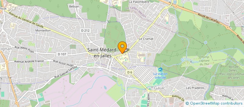 localisation de l'entreprise MONSIEUR ERIC PELISSIER à SAINT-MEDARD-EN-JALLES