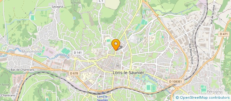 localisation de l'entreprise MONSIEUR ERIC PELLIGAND  LONS-LE-SAUNIER