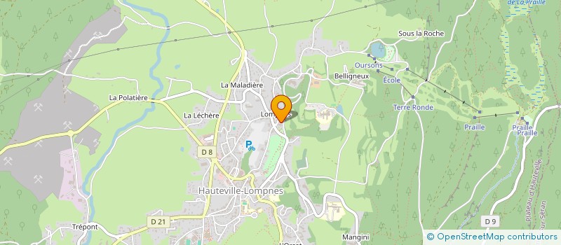 localisation de l'entreprise MONSIEUR ERIC PELOSSE  PLATEAU D'HAUTEVILLE