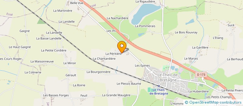 localisation de l'entreprise MONSIEUR ERIC PELTIER à LE THEIL-DE-BRETAGNE