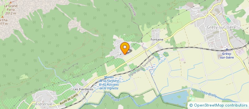 localisation de l'entreprise MONSIEUR ERIC PERNET  FRETERIVE