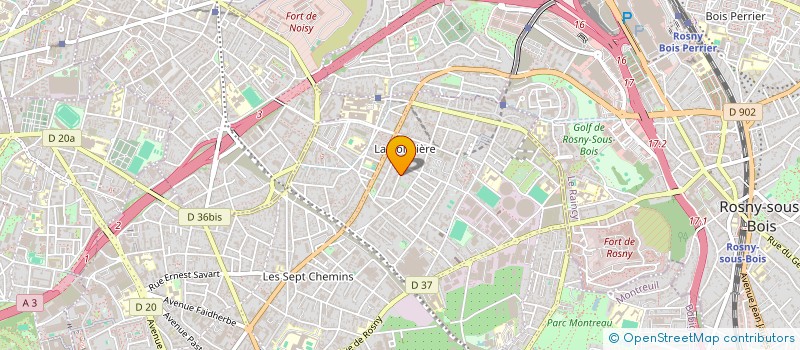 localisation de l'entreprise MONSIEUR ERIC PERON à MONTREUIL