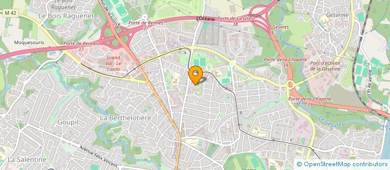 localisation de l'entreprise MONSIEUR ERIC PERRAUD  NANTES