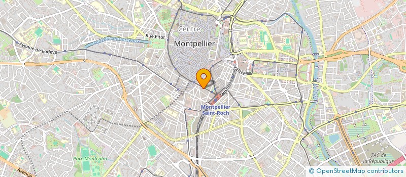 localisation de l'entreprise MONSIEUR ERIC PERRET DU CRAY à MONTPELLIER