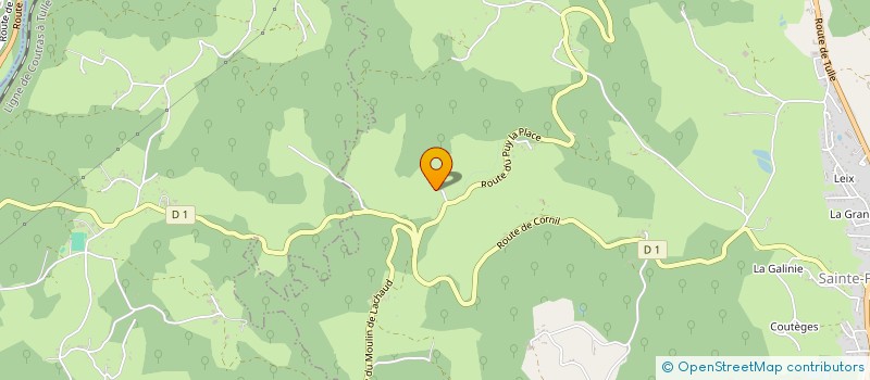 localisation de l'entreprise MONSIEUR ERIC PERRIER  SAINTE-FORTUNADE