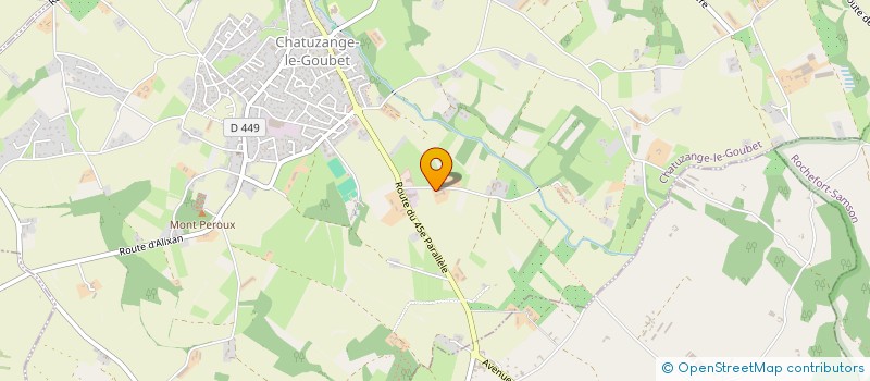 localisation de l'entreprise MONSIEUR ERIC PERROCHET  CHATUZANGE-LE-GOUBET