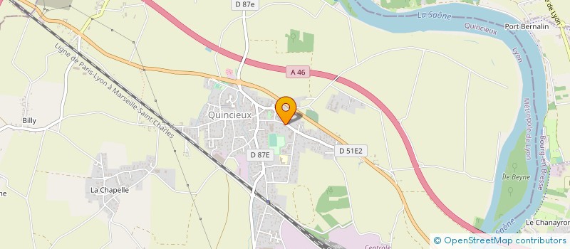 localisation de l'entreprise MONSIEUR ERIC PERROT  QUINCIEUX