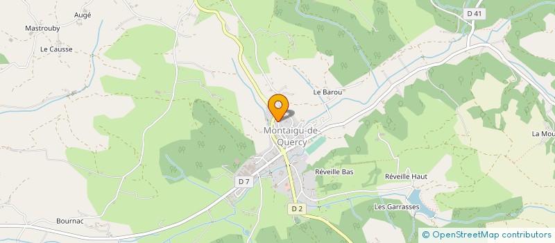 localisation de l'entreprise MONSIEUR ERIC PERTENAIS  MONTAIGU-DE-QUERCY