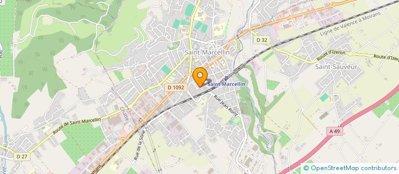 localisation de l'entreprise MONSIEUR ERIC PETIAUX  SAINT-MARCELLIN