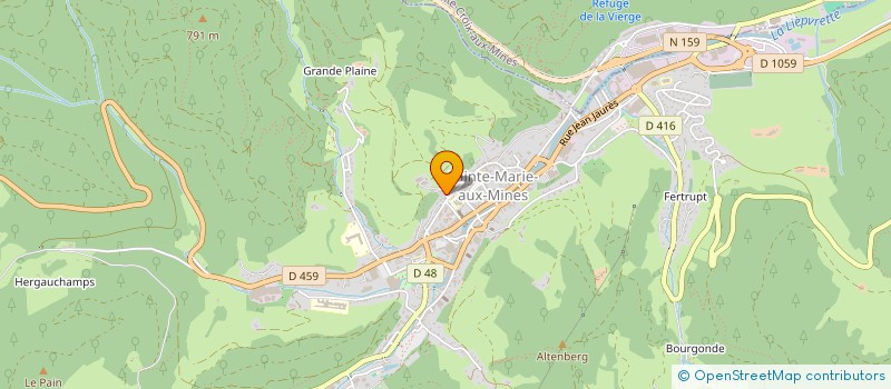 localisation de l'entreprise MONSIEUR ERIC PETIT  SAINTE-MARIE-AUX-MINES