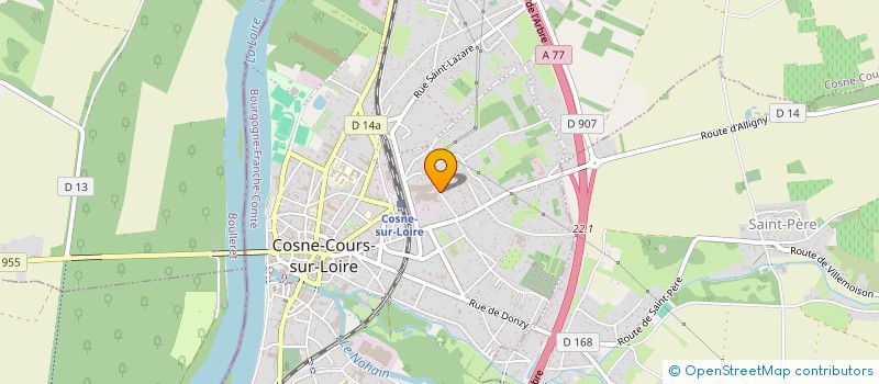 localisation de l'entreprise MONSIEUR ERIC PETIT-JEAN-BORET à COSNE-COURS-SUR-LOIRE
