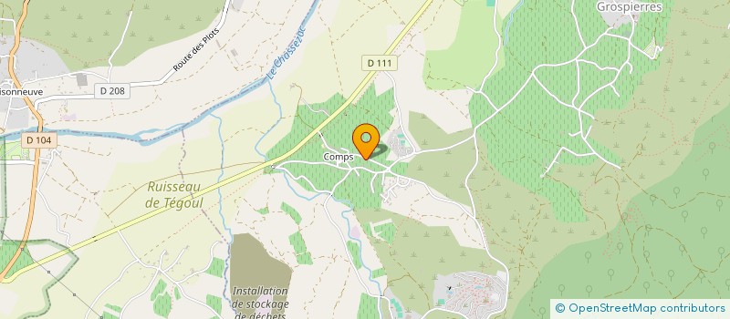 localisation de l'entreprise MONSIEUR ERIC PETITNICOLAS  GROSPIERRES