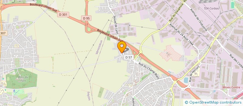 localisation de l'entreprise MONSIEUR ERIC PETRICCA à CORBAS