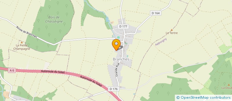 localisation de l'entreprise MONSIEUR ERIC PETRIZZO  BRANCHES