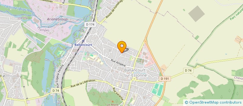 localisation de l'entreprise MONSIEUR ERIC PETTAVEL  BALLANCOURT-SUR-ESSONNE