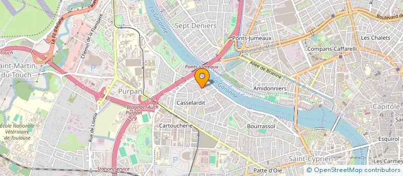 localisation de l'entreprise MONSIEUR ERIC PEYRAUD à TOULOUSE