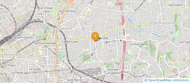 localisation de l'entreprise MONSIEUR ERIC PEYRONEL à MARSEILLE