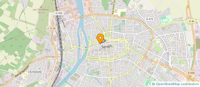 localisation de l'entreprise MONSIEUR ERIC PEYSSONNEL  SENS