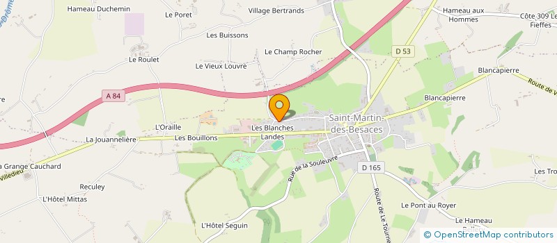 localisation de l'entreprise MONSIEUR ERIC PEZERIL  SOULEUVRE EN BOCAGE