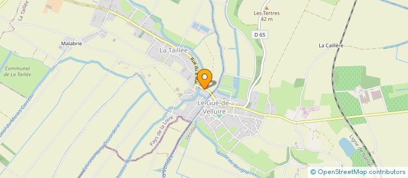 localisation de l'entreprise MONSIEUR ERIC PHELIPPEAU à CHAILLE-LES-MARAIS