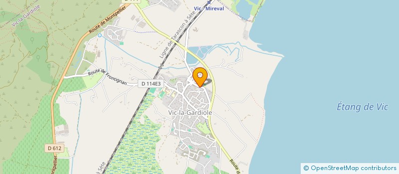 localisation de l'entreprise MONSIEUR ERIC PHELUT  VIC-LA-GARDIOLE