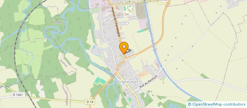 localisation de l'entreprise MONSIEUR ERIC PIAT  FRIGNICOURT